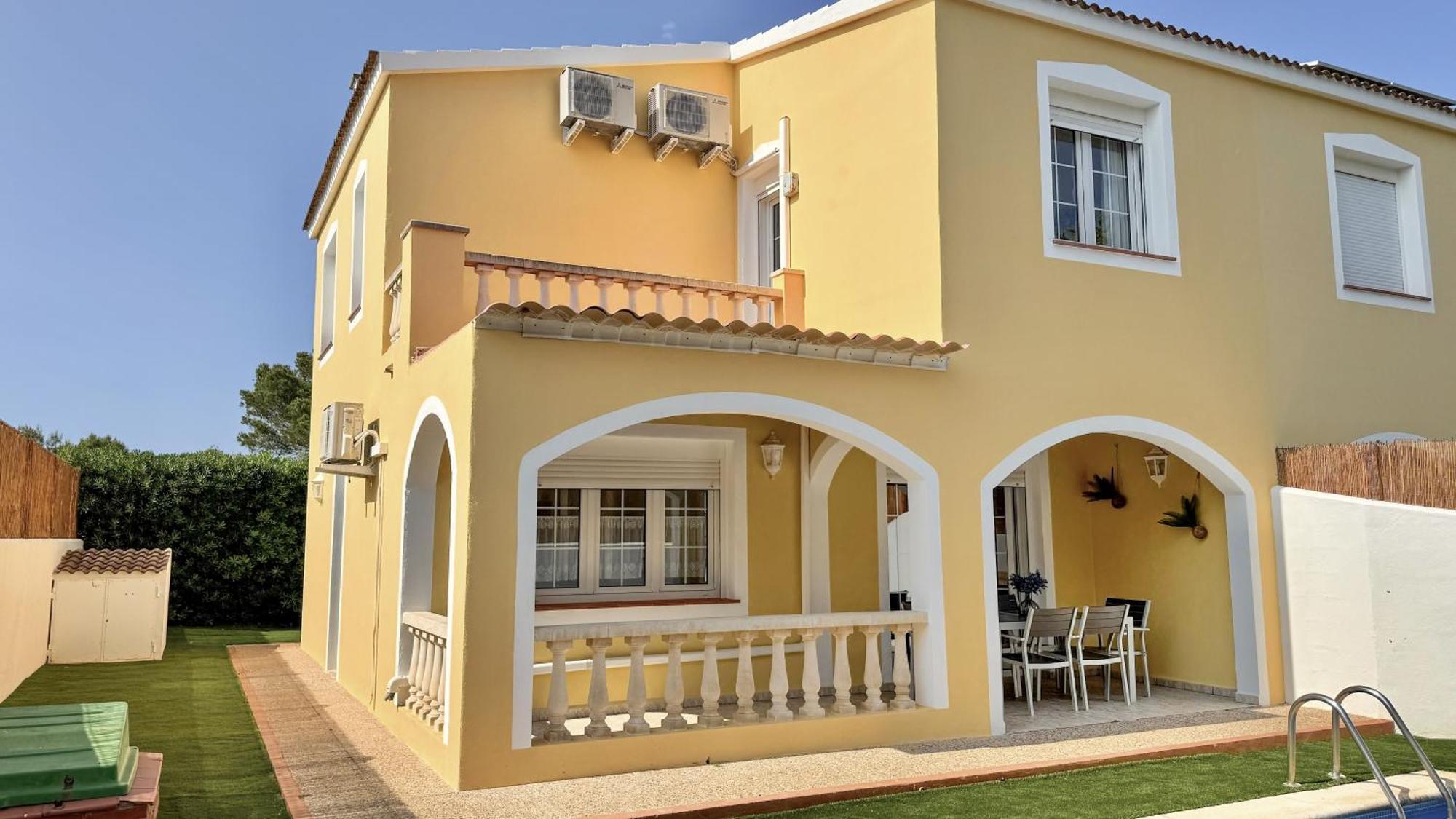 Chalet Villafranca Menorca Con Piscina Privada Cala'N Bosch  Exteriör bild