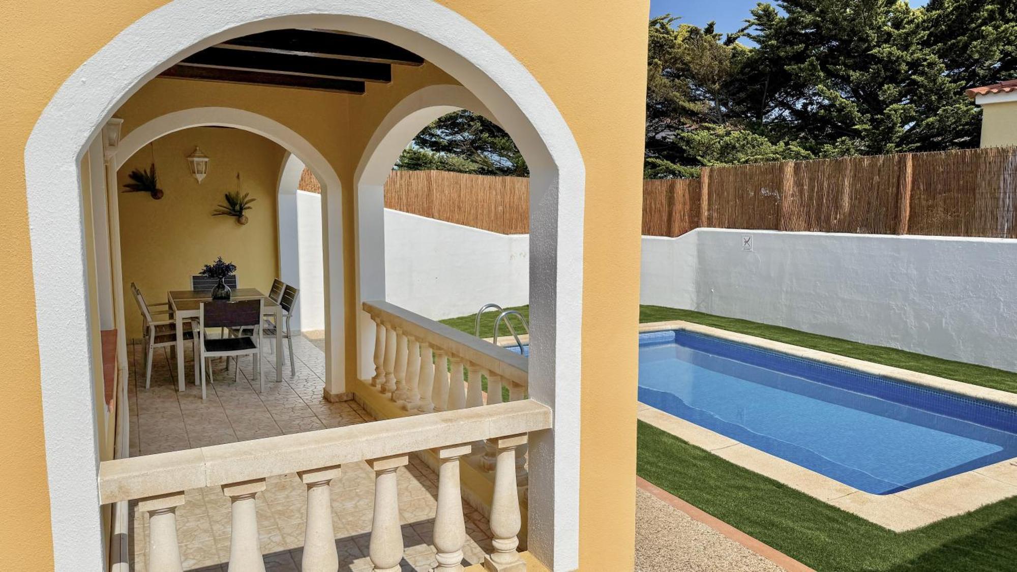 Chalet Villafranca Menorca Con Piscina Privada Cala'N Bosch  Exteriör bild